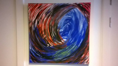 Tyfoon 50/50 3D Canvas.  250 euro